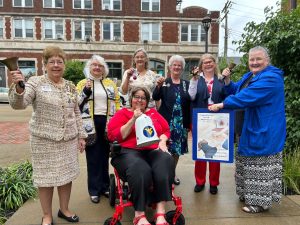 DAR chapters mark Constitution Week with commission visit, courthouse bell ringing